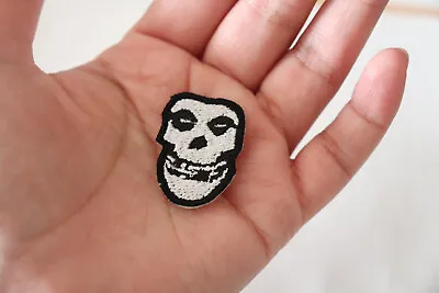 Misfits Patch MINI Iron/Sew On Embroidered High-quality Samhain Danzig White • $4