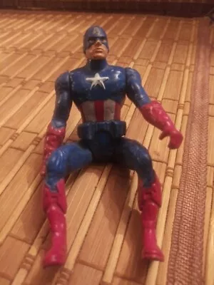 2013 Hasbro Marvel Captain America Action Figure For Unknown Motorcycle Toy Set • $1