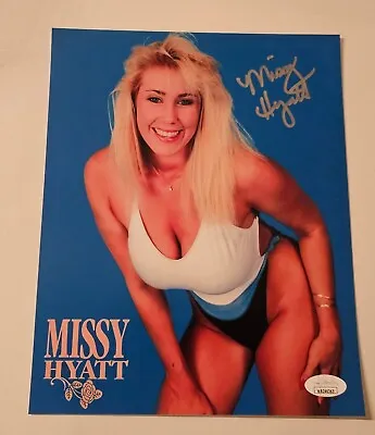 Missy Hyatt Signed Autographed 8x10 Photo WWE WWF TNA Wrestling Diva JSA COA • $12.99