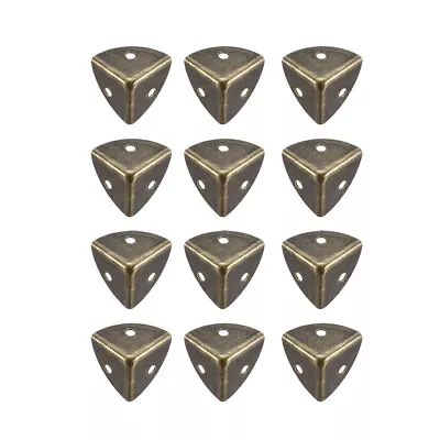 Metal Box Corner Protectors Edge Protector 21 X 21 X 21mm Bronze Tone 12pcs • $10.02