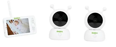 Uniden Bw6141r+2 Twin Camera Kit Hd 2k Smart Baby Monitor 5' Lcd Screen Wireless • $483.80