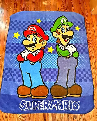 Super Mario Official Nintendo Lic. Product Fleece Throw Blanket • $12.99