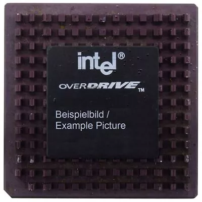 Intel 80486 Overdrive 66MHz SZ698 ODPR486DX-33 CPU Socket/Socket PGA168 Retro PC • $160.35