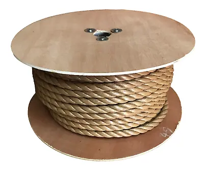 5/8 X 200 UnManila Tan Polypro ProManila Un-Manila Poly Rope Polypropylene Pro • $43.99