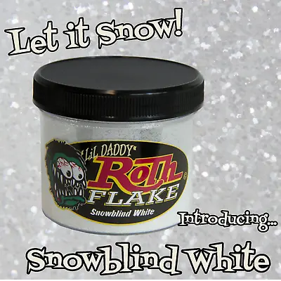 Lil' Daddy Roth Metal Flake - Snowblind White • $17.99