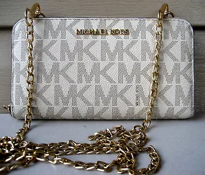 Michael Kors Mini Crossbody Signature Organizer Chain • $29.90