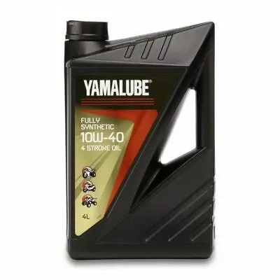 $99.99 • Buy Yamaha Yamalube Full Synthetic 10W40 Motorcycle Oil 4 Litres YMD-65011-04-04