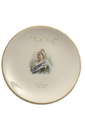 Victoria Queen & Empress  Diamond Year 1897 Johnson Bro's Advertising Plate • $75