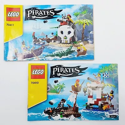 LEGO 70410 Pirates Soldiers Outpost 70411 Treasure Island Instruction Manual • $19.99