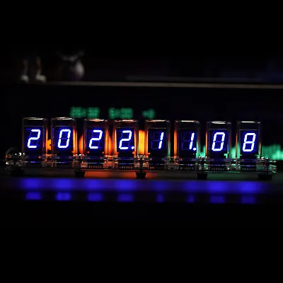 £53.57 • Buy Digital LED WIFI Timing Clock Desk Décor DIY Gifts Ref Nixie Clock W/APP Control