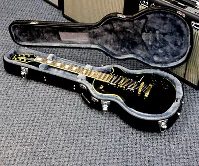 2008 Epiphone Les Paul Custom 3-Pickup Black Beauty Electric Guitar W/ Case!!! • $799