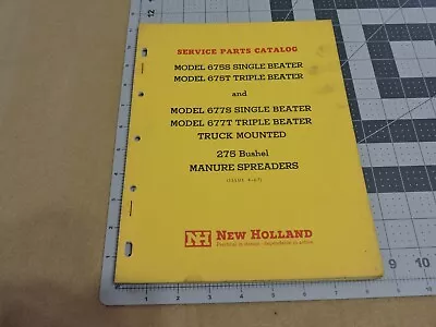 New Holland 675s 675t Manure Spreader Parts Manual • $7