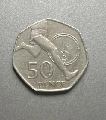 Roger Bannister 50p Coin 2004 Four Minute Mile Stopwatch Running • £2.99