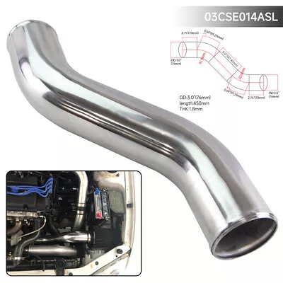 40 Degree 76mm 3  Z / S Shape Aluminum Intercooler Pipe Piping Tube Hose • $44.83