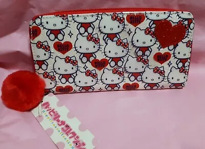 Sanrio Hello Kitty  2010  PU Zipper Wallet Purse New With Tag • $59.99