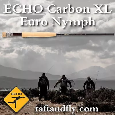 ECHO Carbon XL Euro Nymph 3wt 10'0  Fly Rod - Lifetime Warranty - FREE SHIPPING • $199.99