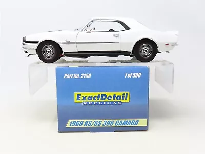 1:18 Scale Exact Detail Replicas #215A Die-Cast Car 1968 RS/SS 396 Camaro W/ COA • $149.95