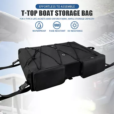  T-Top Storage Bag Bimini Top Storage Bag T-Bag Holds 4 Type II PFD Life Jackets • $34.59