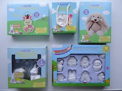 £4.99 • Buy Easter Activity Make Your Own Basket, Plaster Painting Set Or Plush Bunny