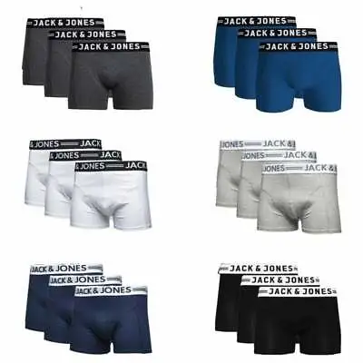 £16.99 • Buy Jack Jones Boxer Shorts 3-Pack Men Branded Designer Short Underpants Men New