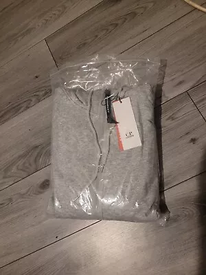 C.P. Company Goggle Zipped Hoodie Grey Size Medium • £80