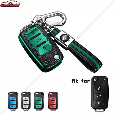 TPU Key Fob Cover Case For VW Golf GTI R32 Beetle Jetta Rabbit Polo CC EOS MK4 5 • $14.99