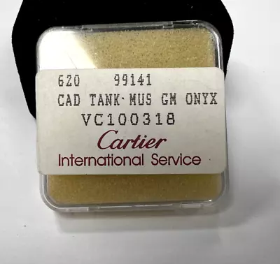 Original NEW Cartier Must De Cartier Tank Black Watch Dial 21x18 Mm • $200