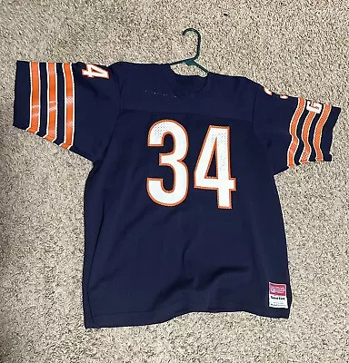 Walter Payton Chicago Bears Jersey Vintage 34 Blue Home MacGregor Men’s XL • $30