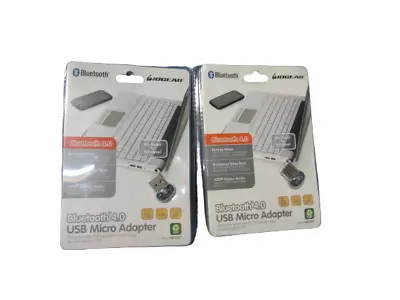 LOT OF 2 IOGEAR USB Bluetooth 4.0 Micro Adapter Dongle NEW Sealed • $24