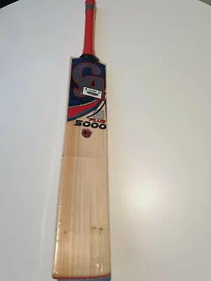 Ca Plus 5000 Cricket Bat English Willow 9 Grains 38 Mm Edge 2.8 Pound Weight • £84.98