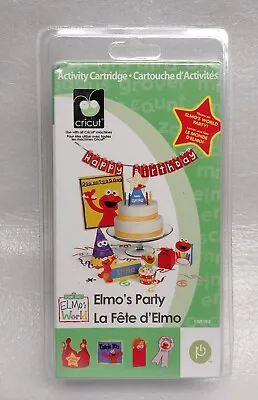 New Sealed Cricut Activity Cartridge Elmo's World Party Sesame Street Birthday • $32.95