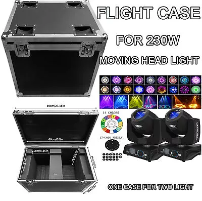 230W Moving Head Light RGBW 8+16Prisms 17Gobos Beam Strobe DMX With Flight Case • $199.99