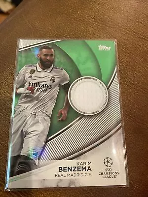 2024 Topps Club Competition Karim Benzema /199 Match Worn Patch • $2.25