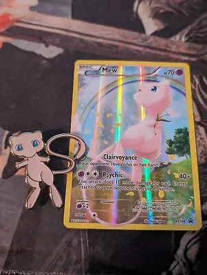 Pokémon Mew XY110 Holo Promo With Pin! • $33