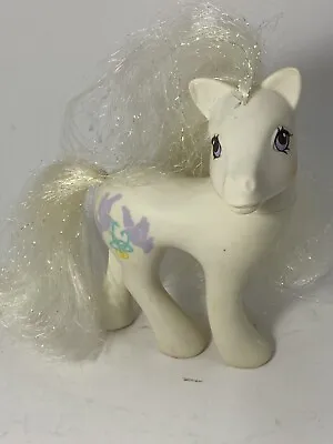 Vintage 1989 G1 My Little Pony Bridal Beauty White Pony Bride MLP Ponies • $10