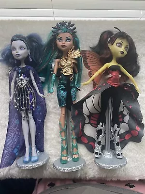 Monster High - Boo York - Nefera Elle Eedee Luna Mothews - Dolls Lot Of 3 • $150