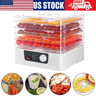 5Tier 350W Electric Food Dehydrator Fruit Meat Beef Dryer Veg Preserver Machine • $37.59