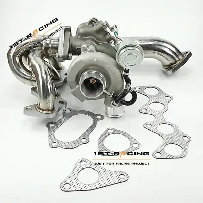 Exhaust Manifold +pipe+upgraded TD04 Turbocharger Kit For Toyota EP82 EP91 4EFTE • £429.99