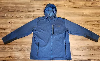 THE NORTH FACE Mens Canyonland Full Zip Fleece Hoodie Jacket TNF Heathered Blue! • $49.95