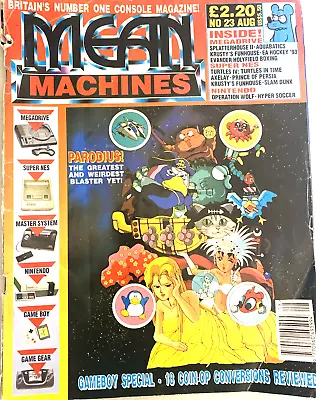 Mean Machines # 23. Vintage  August 1992. Acceptable Condition. • £6.99