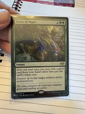 MTG Force Of Vigor Modern Horizons 164/254 Regular Rare • $16