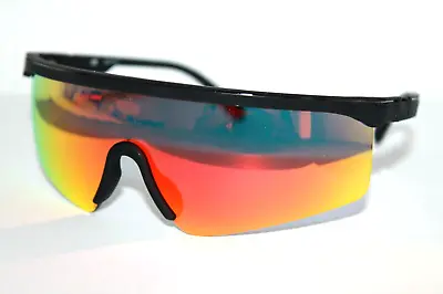 POLICE Lewis Hamilton F1 Sunglasses Black Frame/ Red Mirror Lens • $69.99