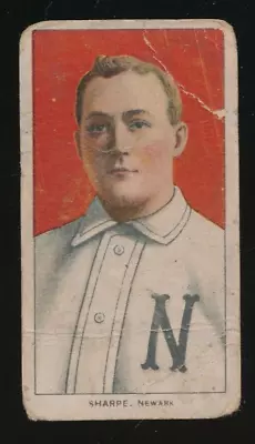 1909-11 T206 Bud Sharpe Newark Indians Piedmont Series 350 FR • $54.99