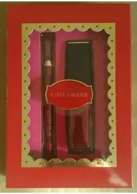 Estee Lauder Impulse Full Size Duo Quiet Riot 304 Lip Colour & Wine 14 Gift Set  • £14.99