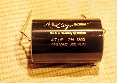 Mundorf MCap Supreme Aluminum Capacitor 4.7uf 4.7 Uf 600VDC • $38