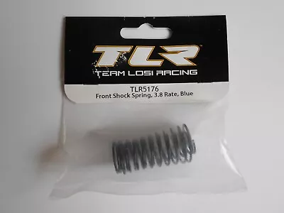 Team Losi Racing TLR 22 Front Shock Spring 3.8 Rate Blue TLR5176 22T 22SCT 22-4 • £5