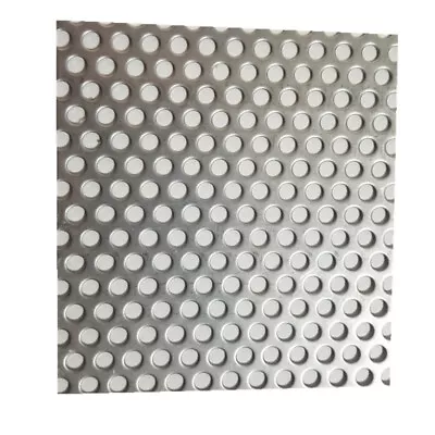 £14.48 • Buy 5mm Hole X 8mm Pitch X 1mm Thick 304 Stainless Steel Perforated Mesh Sheet DIY