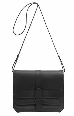$225.99 • Buy Senreve Textured Pebbled Black Leather Crossbody Bag Clutch Bnwot $495