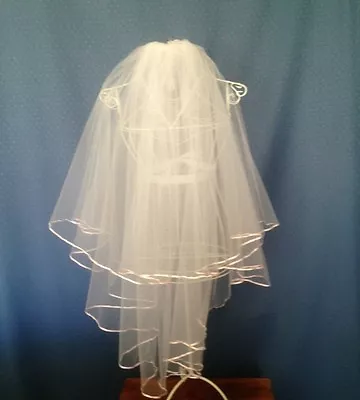 £25 • Buy Waist Length Bridal Veil, Available In A Wide Selection Of Colours. Handmade