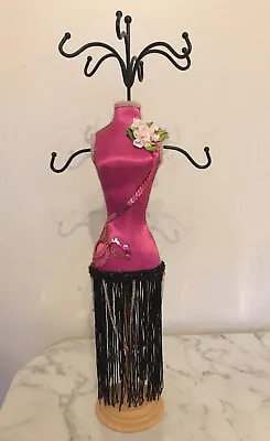 Pink Mannequin Ladies Accessory Jewellery Stand • £16